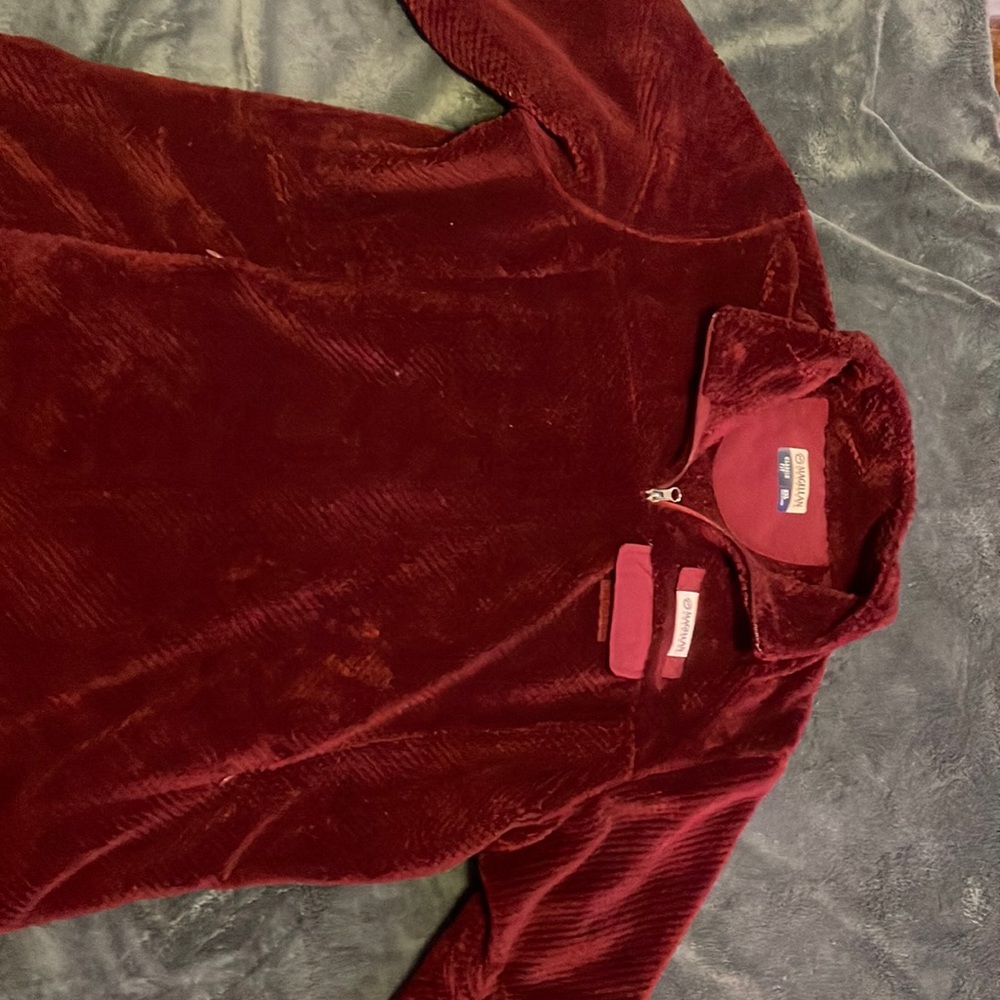 Magellan Outdoors, Red Polyester Quarter-zip, XXL Men’s